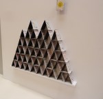 Castle in the Air (right) 51cmx51cm Paper, wood, & mixed found objects